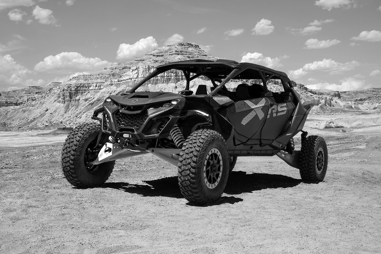 Can-Am Maverick X3 RS SxS in the middle of the desert